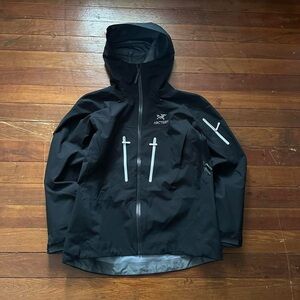 Arc'teryx Black Performance Jacket with Gray Accents